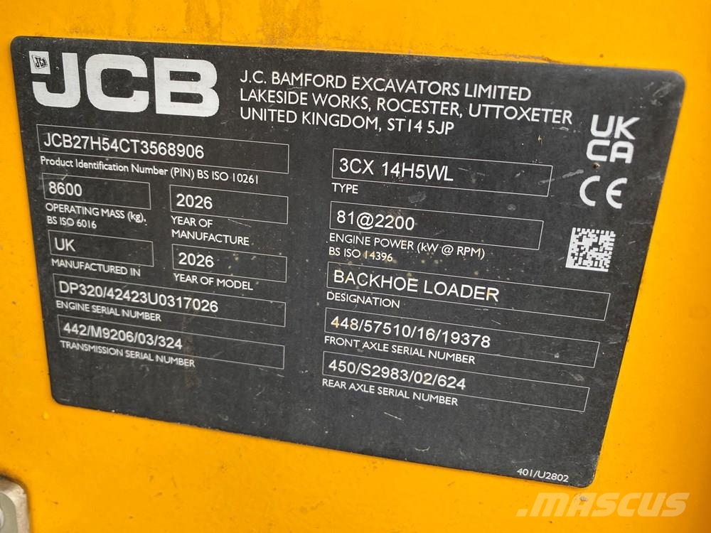 JCB 3CX Plus Rendegravere