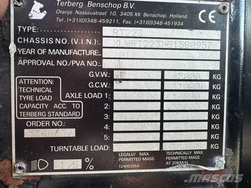 Terberg RT 222 223 Adaptor terminal