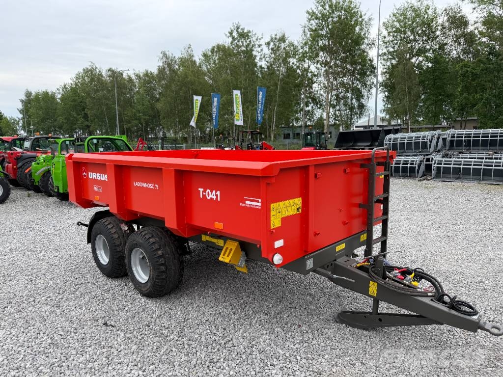 Ursus T-041, (Pronar, More Maskiner dumperhenger ) Remolques con caja de volteo