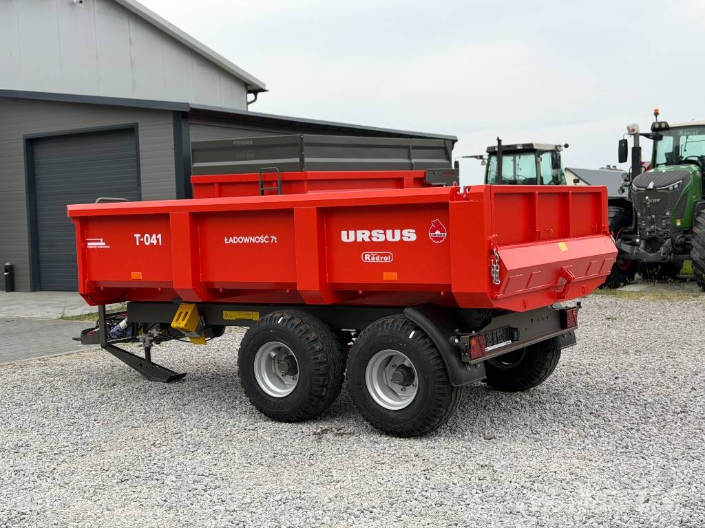 Ursus T-041, (Pronar, More Maskiner dumperhenger ) Remolques con caja de volteo