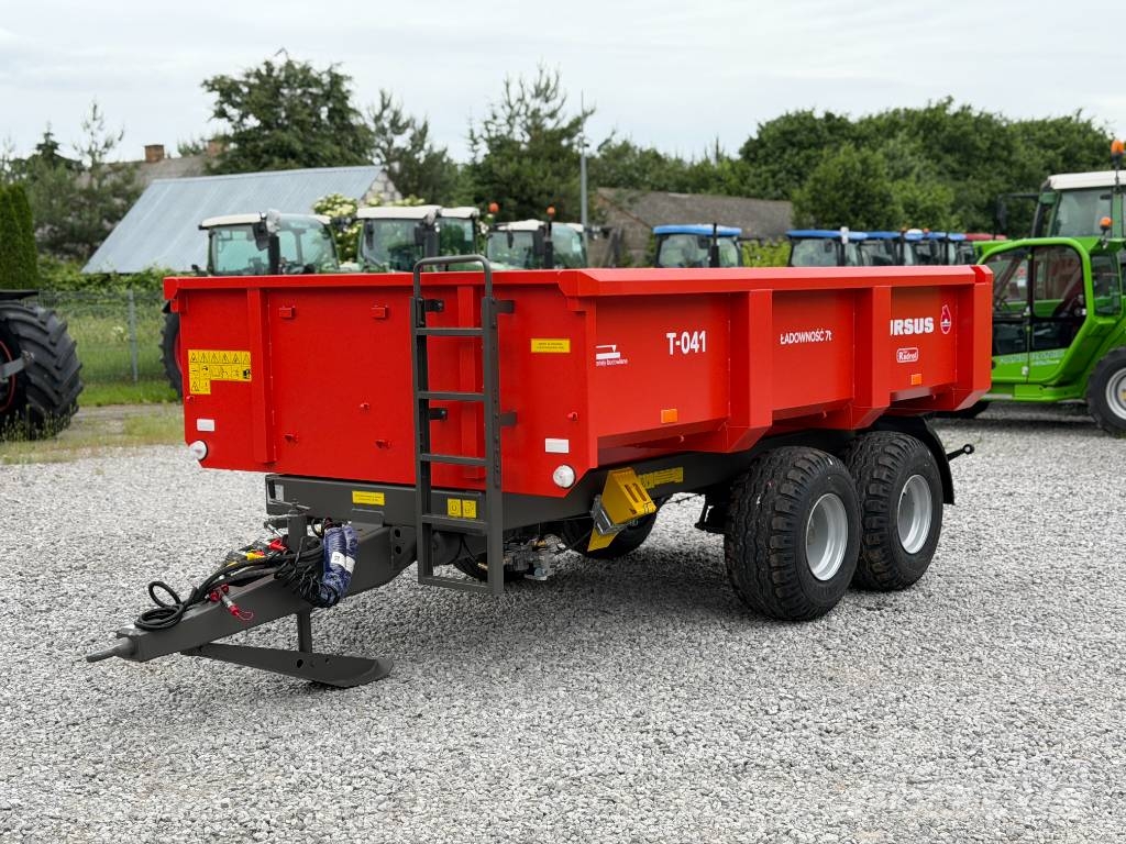 Ursus T-041, (Pronar, More Maskiner dumperhenger ) Remolques con caja de volteo