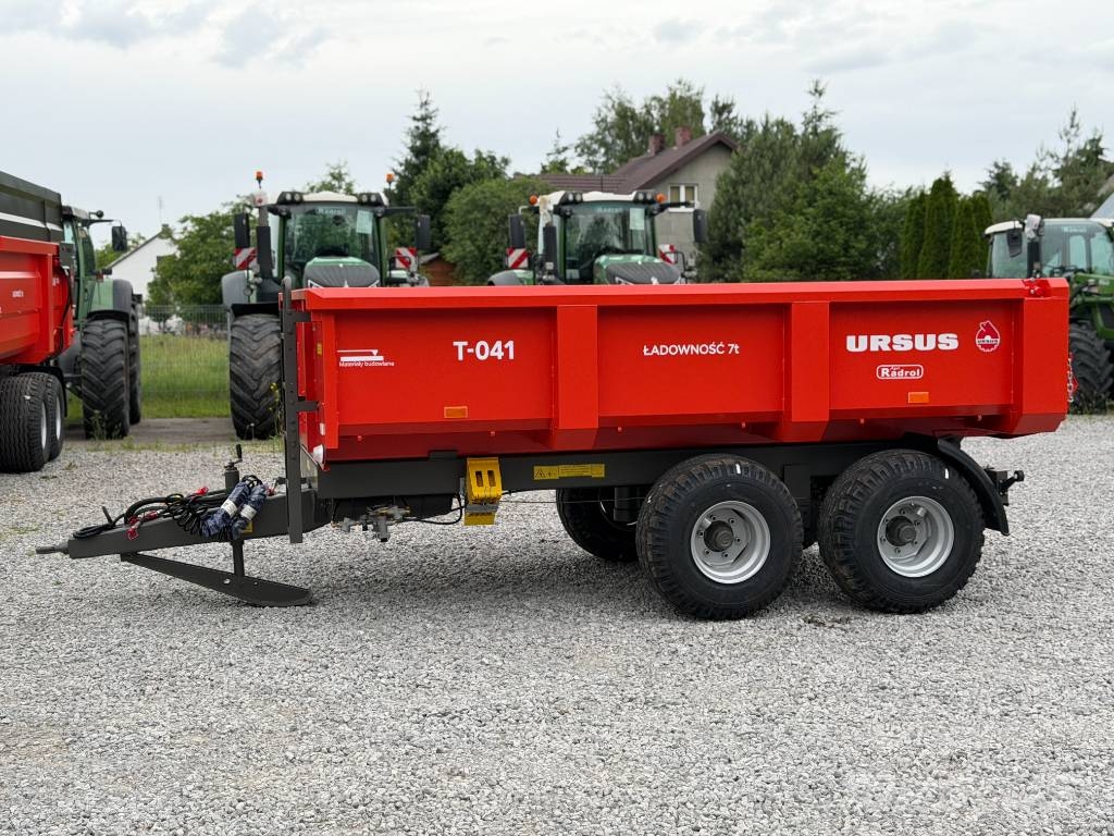 Ursus T-041, (Pronar, More Maskiner dumperhenger ) Remolques con caja de volteo