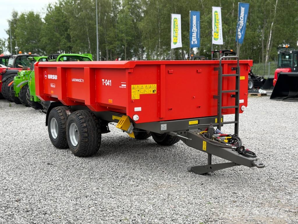 Ursus T-041, (Pronar, More Maskiner dumperhenger ) Remolques con caja de volteo