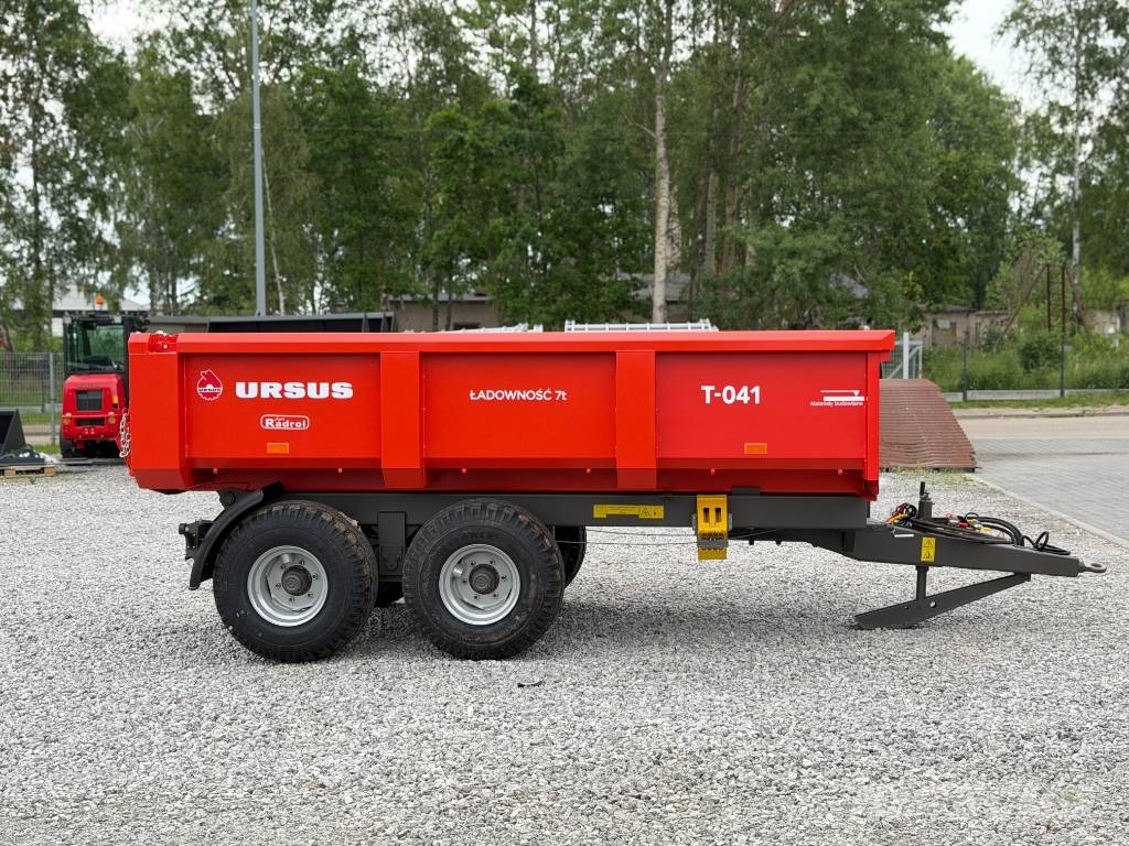 Ursus T-041, (Pronar, More Maskiner dumperhenger ) Remolques con caja de volteo