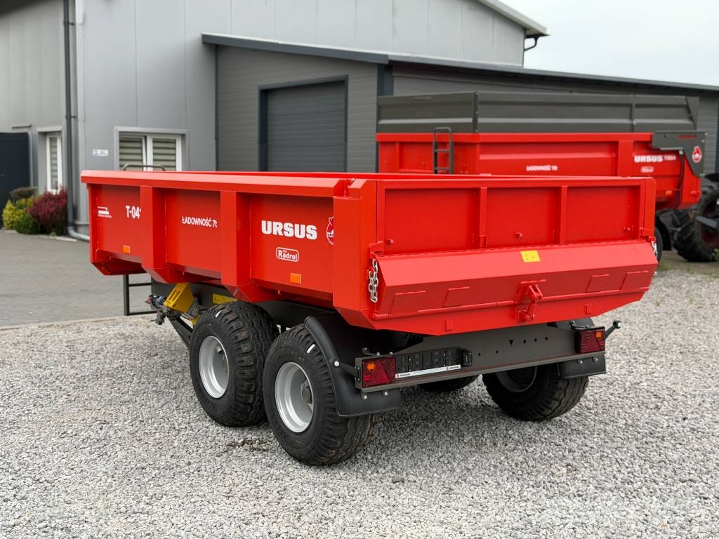 Ursus T-041, (Pronar, More Maskiner dumperhenger ) Remolques con caja de volteo