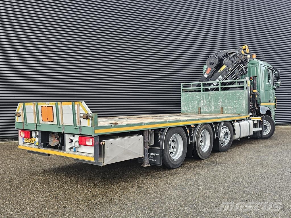 DAF XF 460 8x2 / HIAB CRANE + REMOTE / KRAN / GRUA Smagās mašīnas ar celtni
