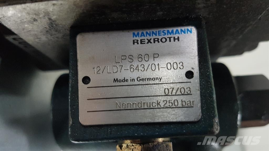 Atlas AR65-Rexroth LPS60P12/LD7-643/01-003-Priorityvalve Гідравліка