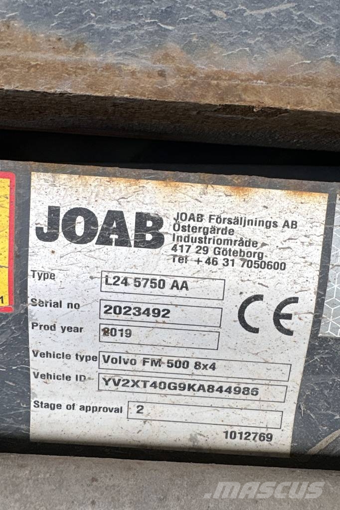 Volvo FM500 8*4, Inkl Schaktflak & Maskinflak Växelflak-/Containerbilar