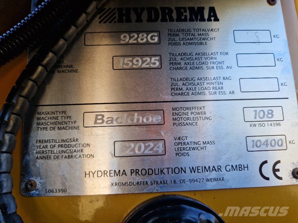 Hydrema 928 G Εκσκαφείς Φορτωτές τύπου JCB