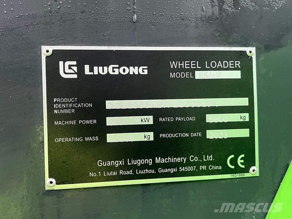 LiuGong 856 HE Cargadoras sobre ruedas