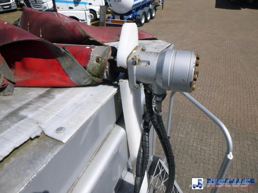 Wilcox Tipper trailer alu 55 m3 + tarpaulin Semirremolques de volteo