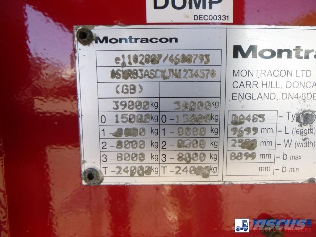 Wilcox Tipper trailer alu 55 m3 + tarpaulin Semirremolques de volteo