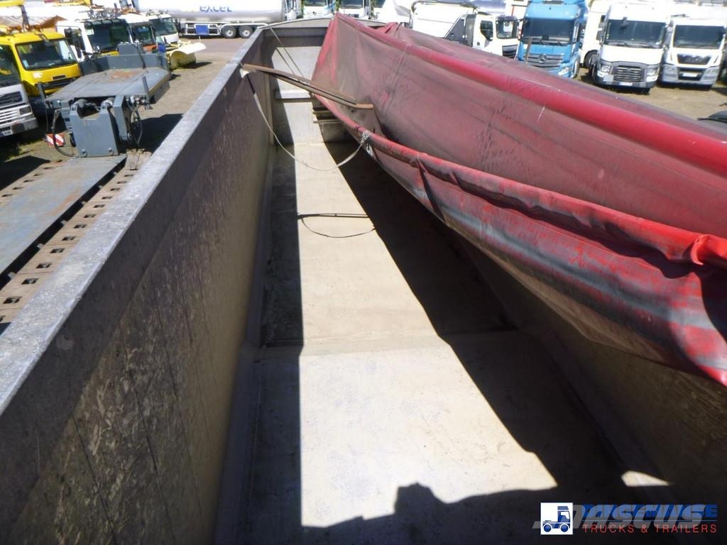 Wilcox Tipper trailer alu 55 m3 + tarpaulin Semirremolques de volteo