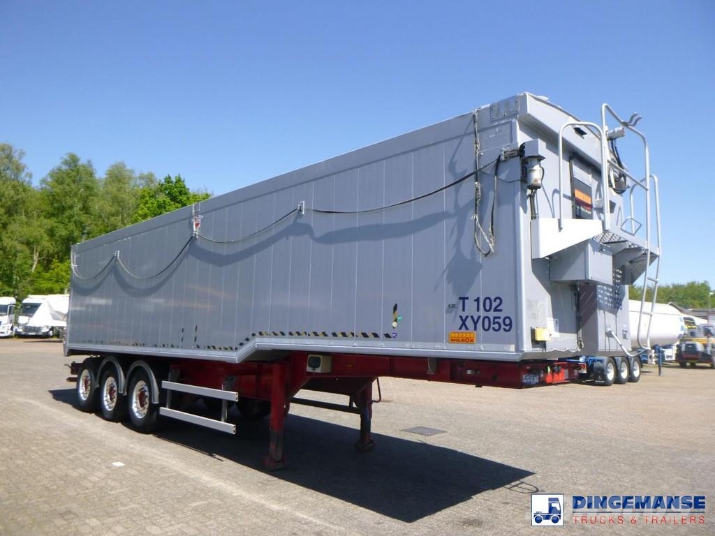 Wilcox Tipper trailer alu 55 m3 + tarpaulin Semirremolques de volteo
