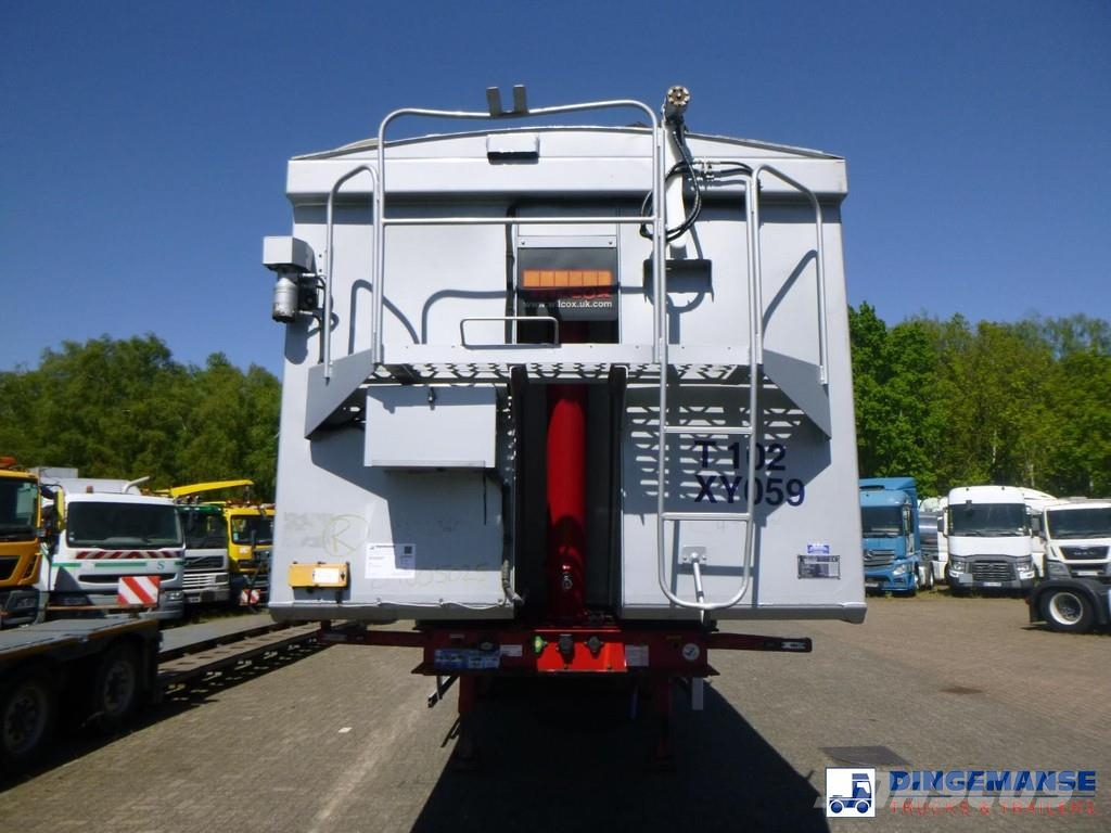 Wilcox Tipper trailer alu 55 m3 + tarpaulin Semirremolques de volteo