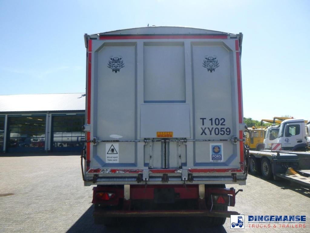 Wilcox Tipper trailer alu 55 m3 + tarpaulin Semirremolques de volteo