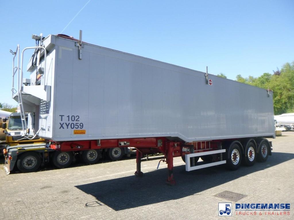Wilcox Tipper trailer alu 55 m3 + tarpaulin Semirremolques de volteo