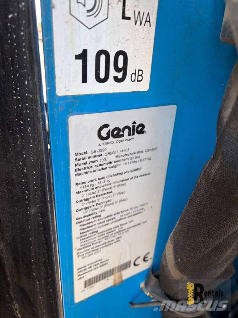 Genie GS 3390 剪叉式升降机