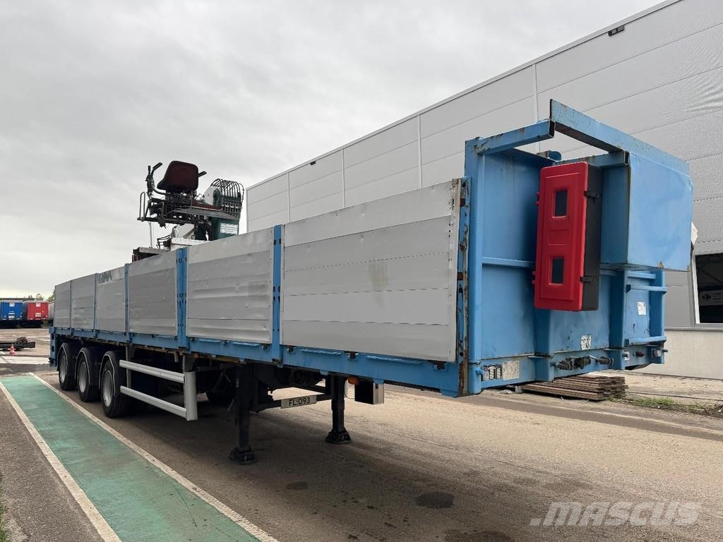 Floor FLUO-24-30H2 3 AXLE BPW + KENNIS R-28/100-3 + EXTE Semi-trailer med lad/flatbed