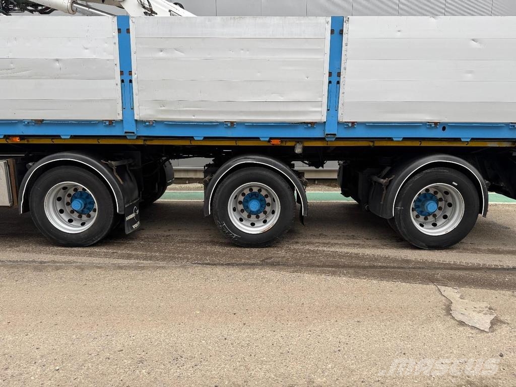Floor FLUO-24-30H2 3 AXLE BPW + KENNIS R-28/100-3 + EXTE Semi-trailer med lad/flatbed