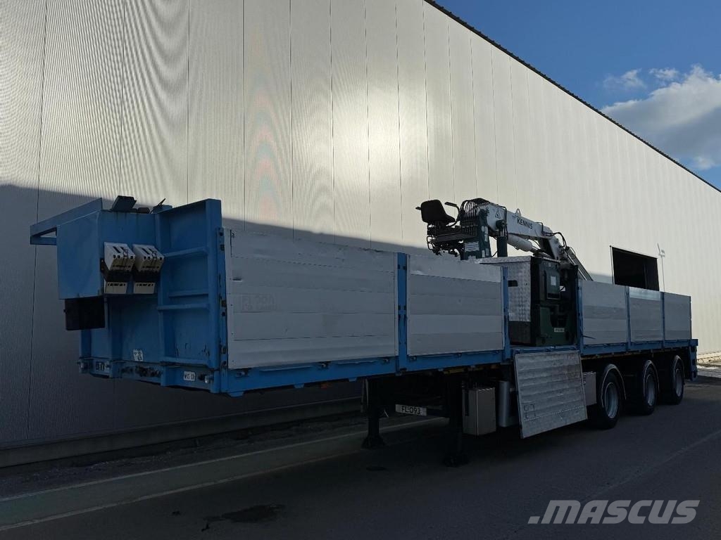 Floor FLUO-24-30H2 3 AXLE BPW + KENNIS R-28/100-3 Полуприцепы-платформы/боковая разгрузка