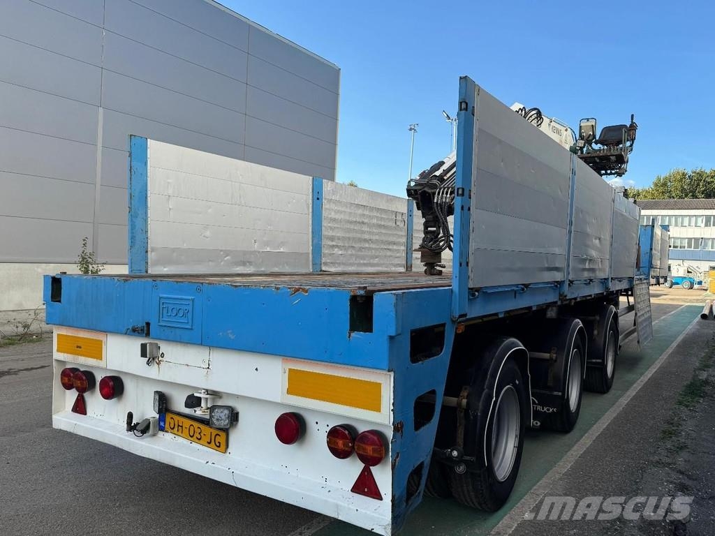 Floor FLUO-24-30H2 3 AXLE BPW + KENNIS R-28/100-3 + EXTE Madelpoolhaagised