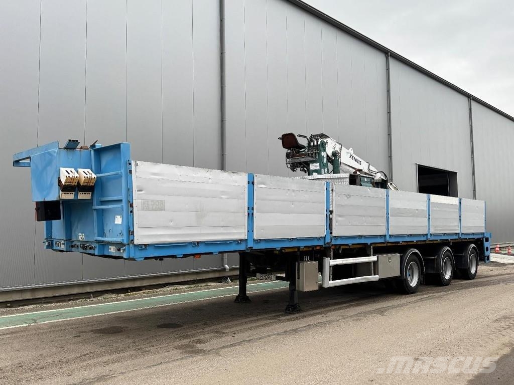 Floor FLUO-24-30H2 3 AXLE BPW + KENNIS R-28/100-3 + EXTE Semi-trailer med lad/flatbed