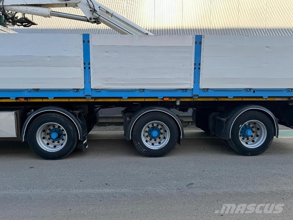 Floor FLUO-24-30H2 3 AXLE BPW + KENNIS R-28/100-3 Полуприцепы-платформы/боковая разгрузка