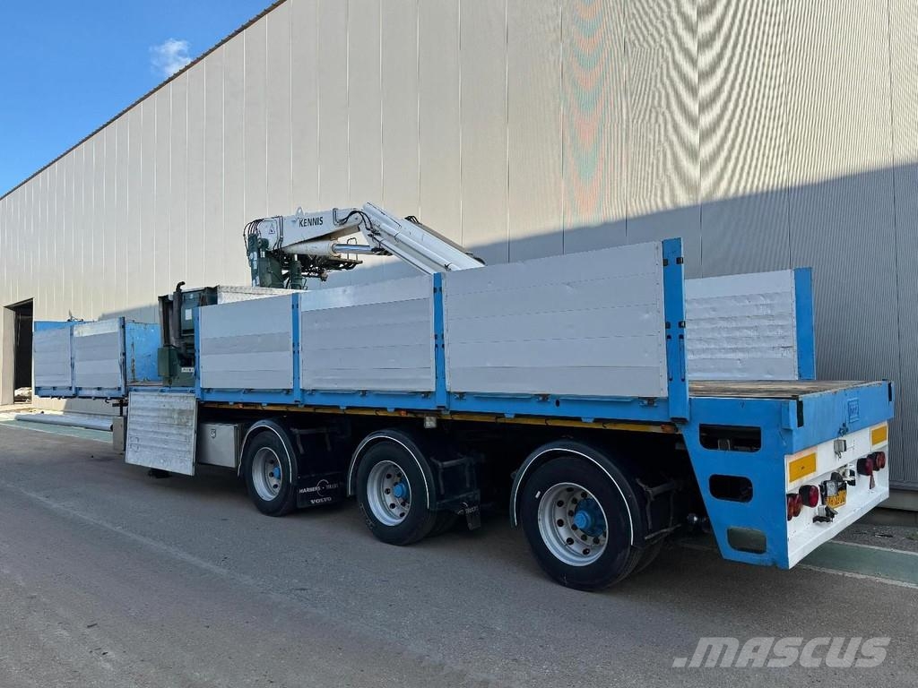 Floor FLUO-24-30H2 3 AXLE BPW + KENNIS R-28/100-3 + EXTE Madelpoolhaagised