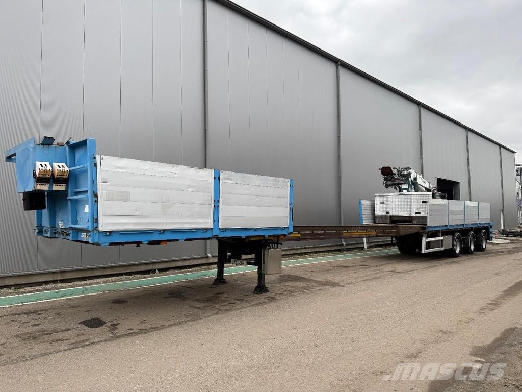 Floor FLUO-24-30H2 3 AXLE BPW + KENNIS R-28/100-3 + EXTE Semi-trailer med lad/flatbed
