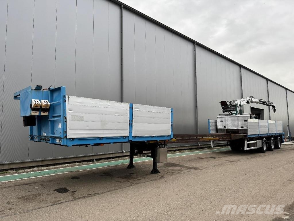 Floor FLUO-24-30H2 3 AXLE BPW + KENNIS R-28/100-3 + EXTE Semi-trailer med lad/flatbed
