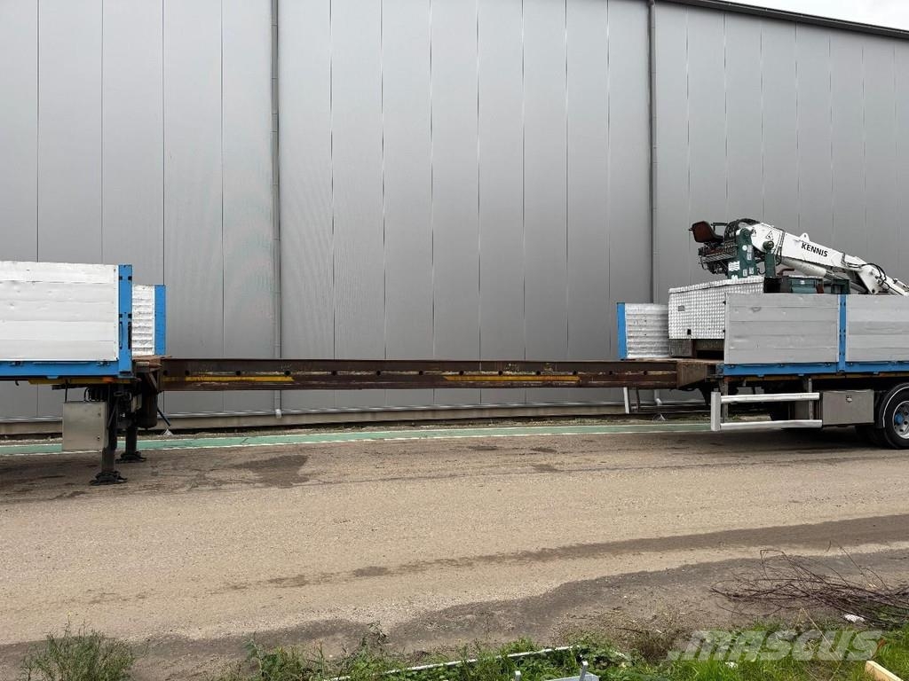 Floor FLUO-24-30H2 3 AXLE BPW + KENNIS R-28/100-3 + EXTE Semi-trailer med lad/flatbed