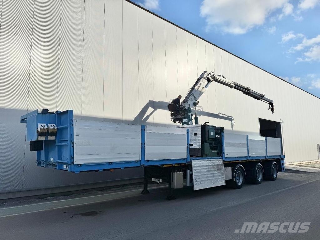 Floor FLUO-24-30H2 3 AXLE BPW + KENNIS R-28/100-3 Полуприцепы-платформы/боковая разгрузка