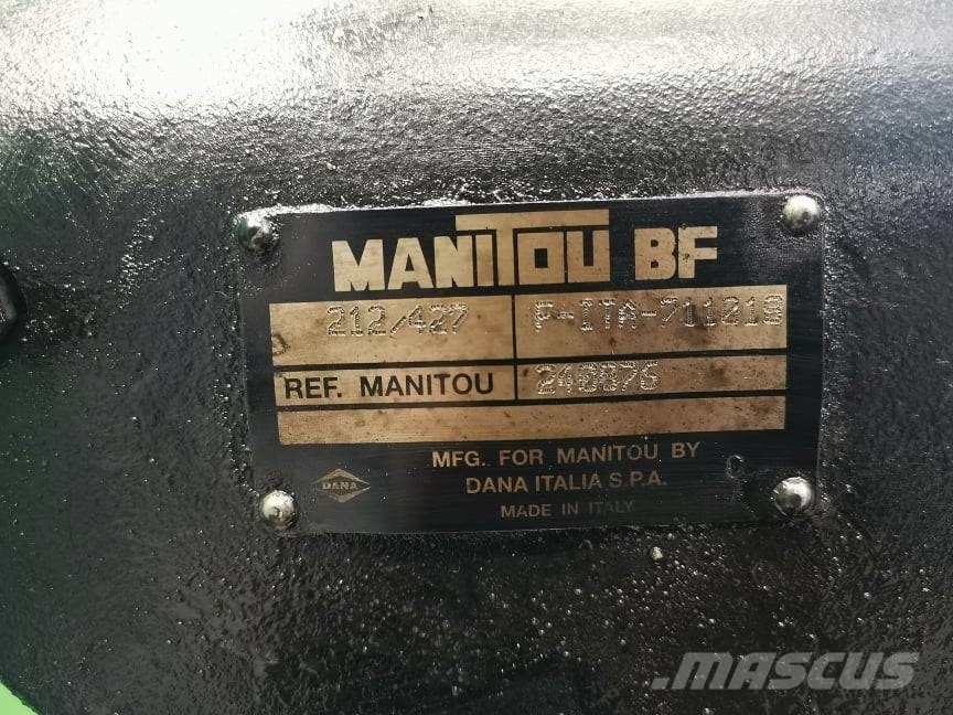 Manitou MLT 629 {Spicer 11X35 rear axle Axles