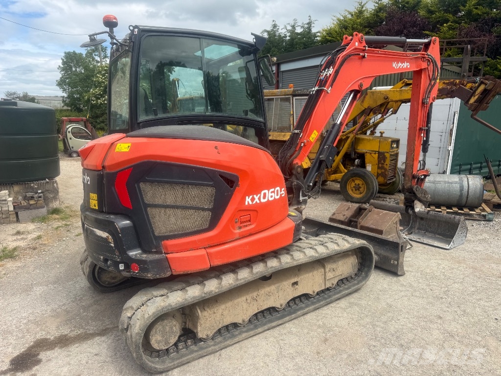 Kubota KX060-5 Mini ekskavatörler, 7 tona dek