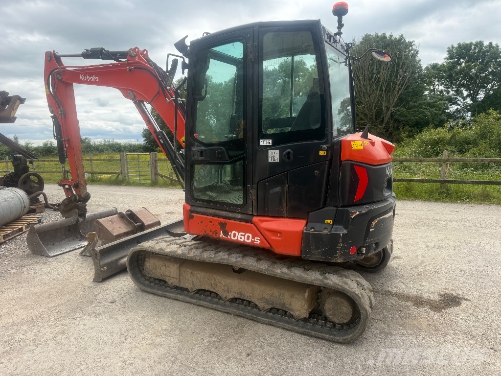 Kubota KX060-5 Mini ekskavatörler, 7 tona dek