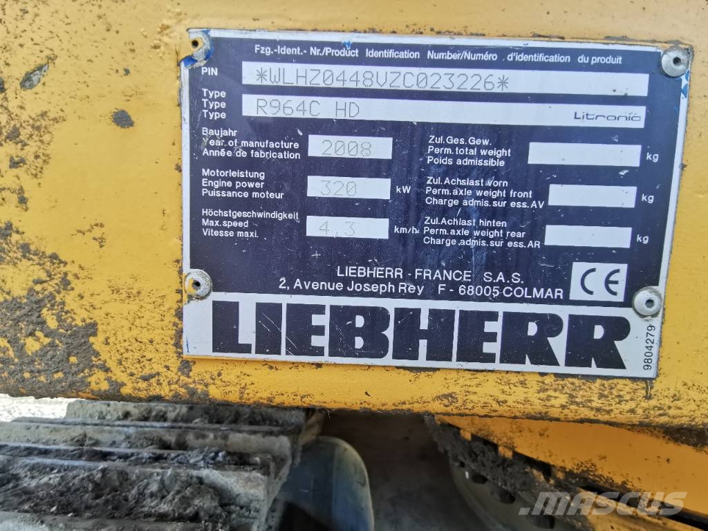 Liebherr R 964 CHD Escavatori cingolati