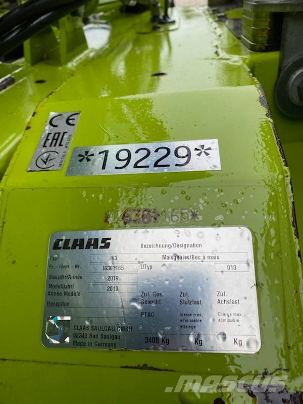 CLAAS Orbis 750 Hoveder til mejetærskere