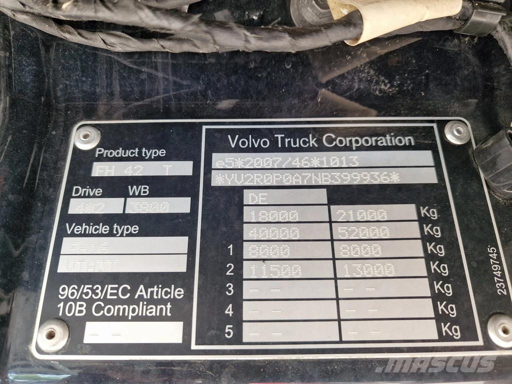 Volvo FH 16.750 XL - Retarder - full air - alcoa - full Prime Movers
