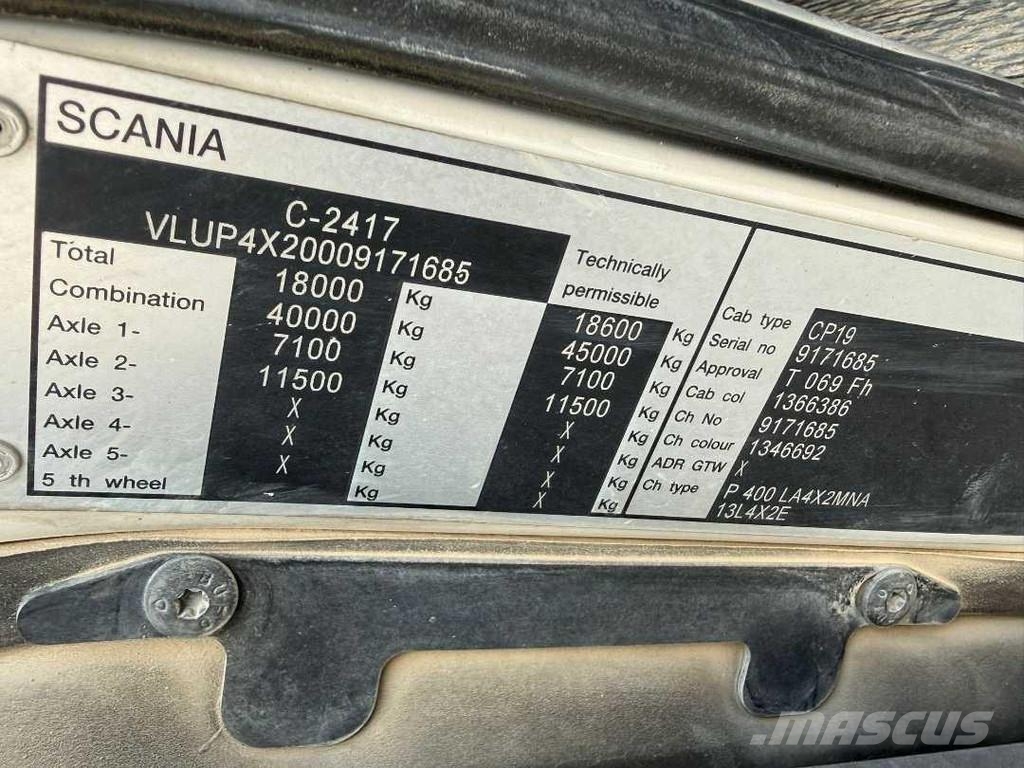 Scania P400 4X2 EURO 5 + RETARDER - 3 PEDALS Tegljači
