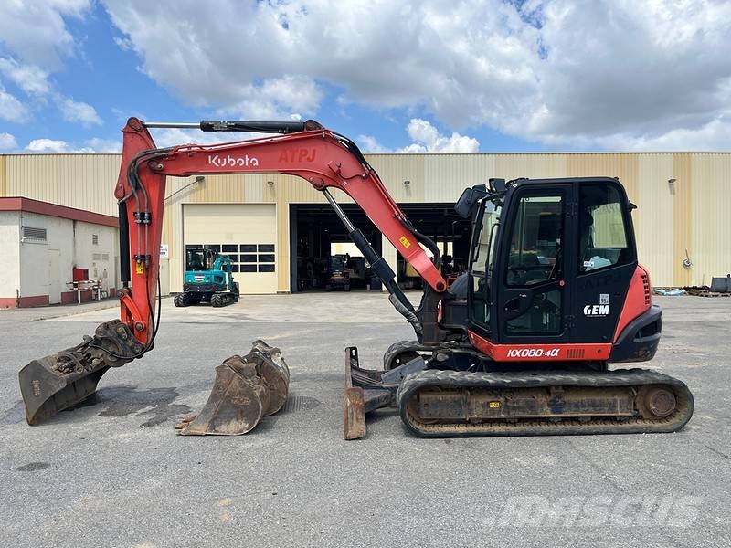 Kubota KX 80-4 Vidutinės galios ekskavatoriai 7-12 t