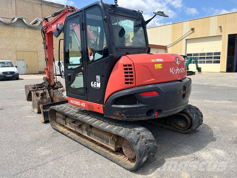 Kubota KX 80-4 Vidutinės galios ekskavatoriai 7-12 t