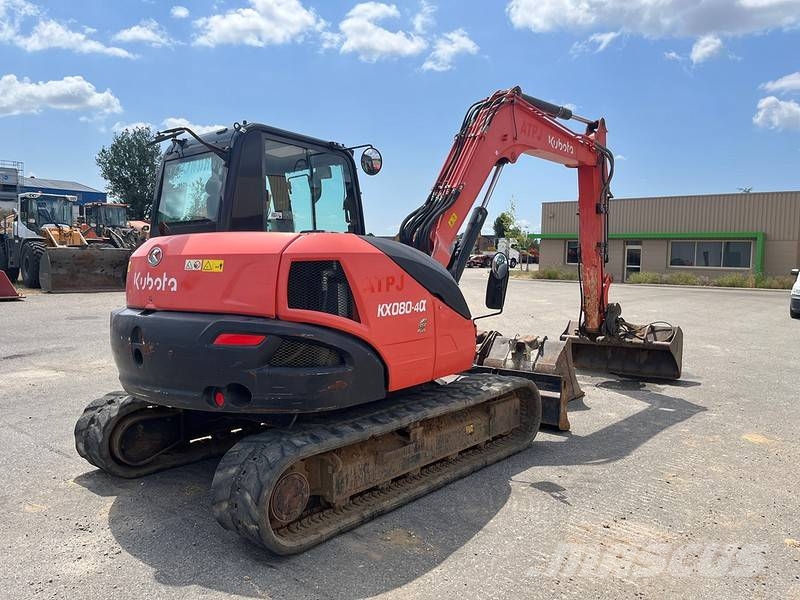 Kubota KX 80-4 Vidutinės galios ekskavatoriai 7-12 t