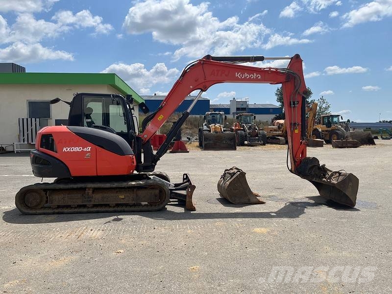 Kubota KX 80-4 Vidutinės galios ekskavatoriai 7-12 t