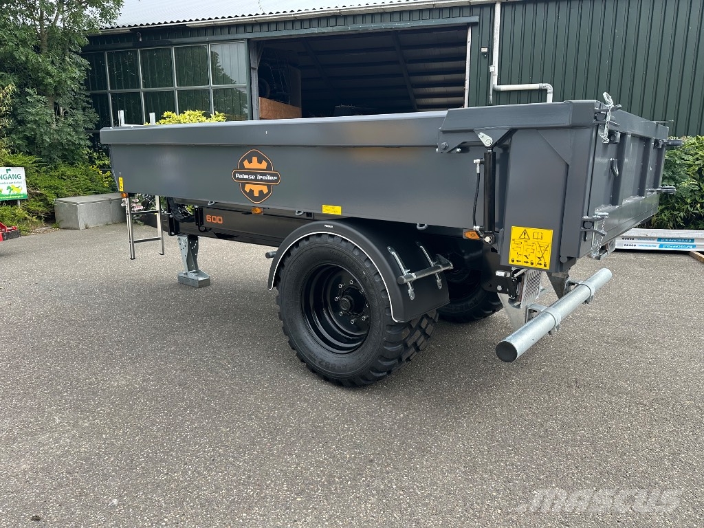 Palmse Trailer PT600E-1A bakkenwagen bakkenkar kipper mobiele Kipper