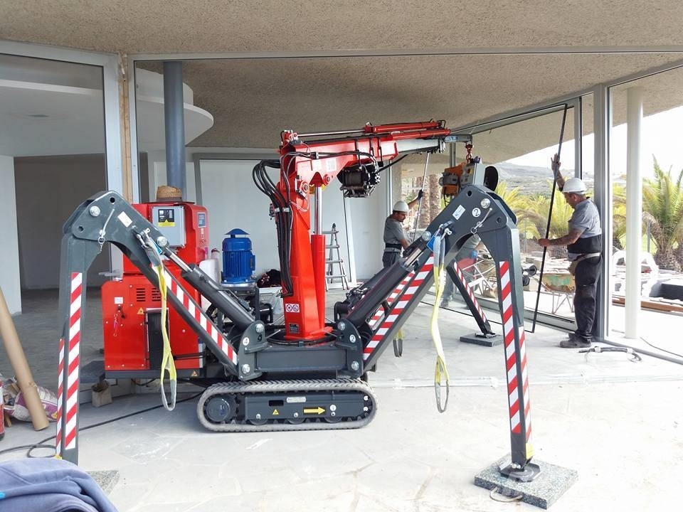 Electro Kegiom 510E4 Spider Spinne Raupenkran Kran Mini cranes