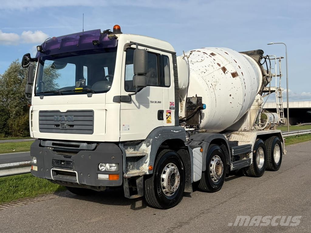 MAN TGA 32.360 8x4 Concrete Mixer Concrete trucks