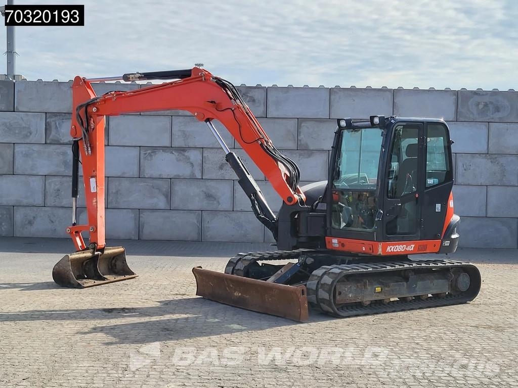 Kubota KX080-4 A/C Miniexcavadoras