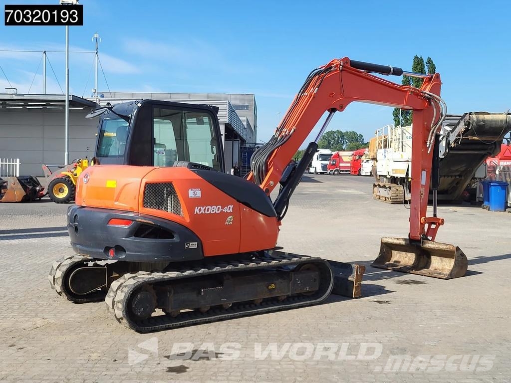 Kubota KX080-4 A/C Miniexcavadoras