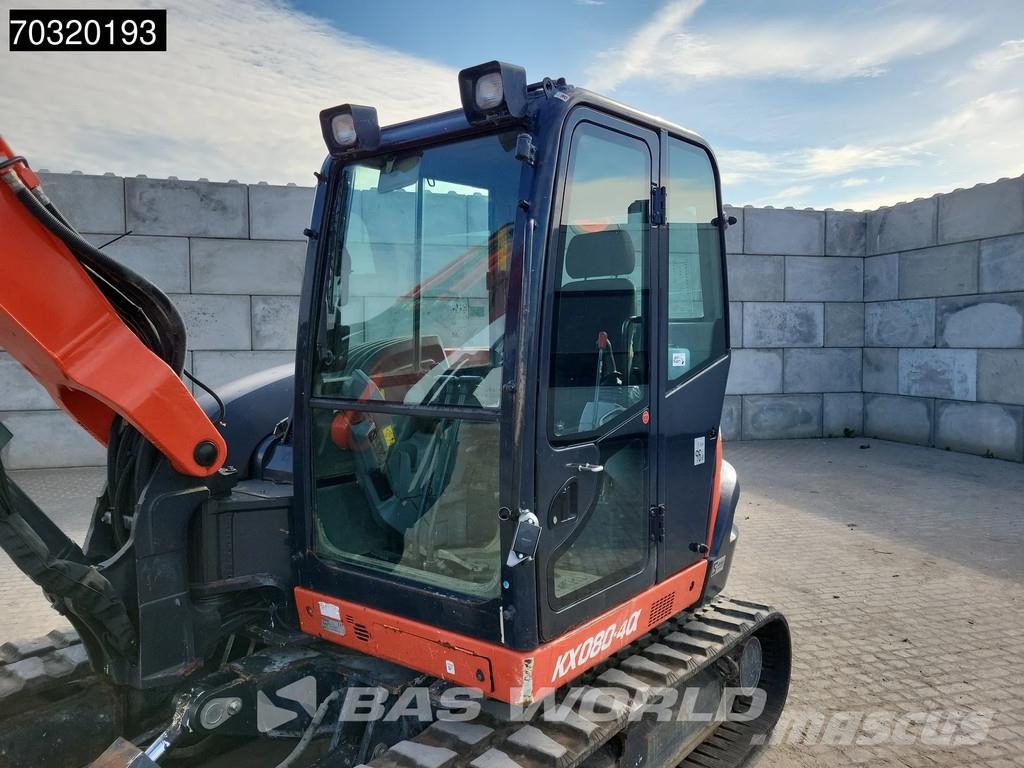 Kubota KX080-4 A/C Miniexcavadoras
